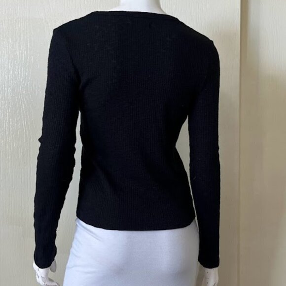 Madewell Button-Sleeve Tee Shirt Small - Picture 3 of 4